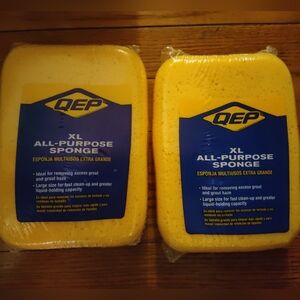 QEP XL all-purpose sponge set of two brand new